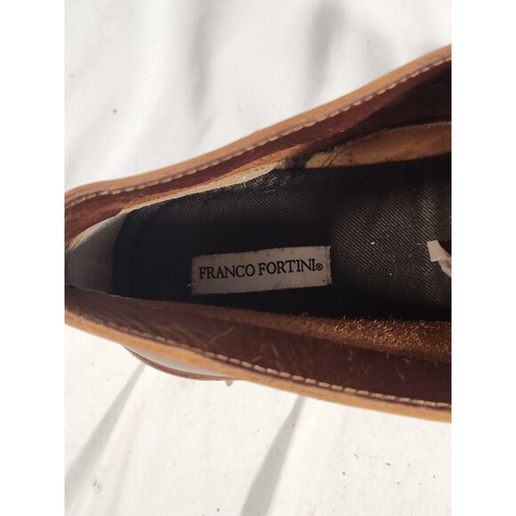 Franco Fortini Mens Dade Chukka Leather Boots Brown Comfort Preppy US:12 - Picture 7 of 12